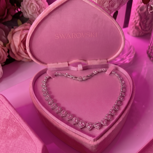 COLLAR SWAROVSKY DE CORAZONES KARINA G. 💎
